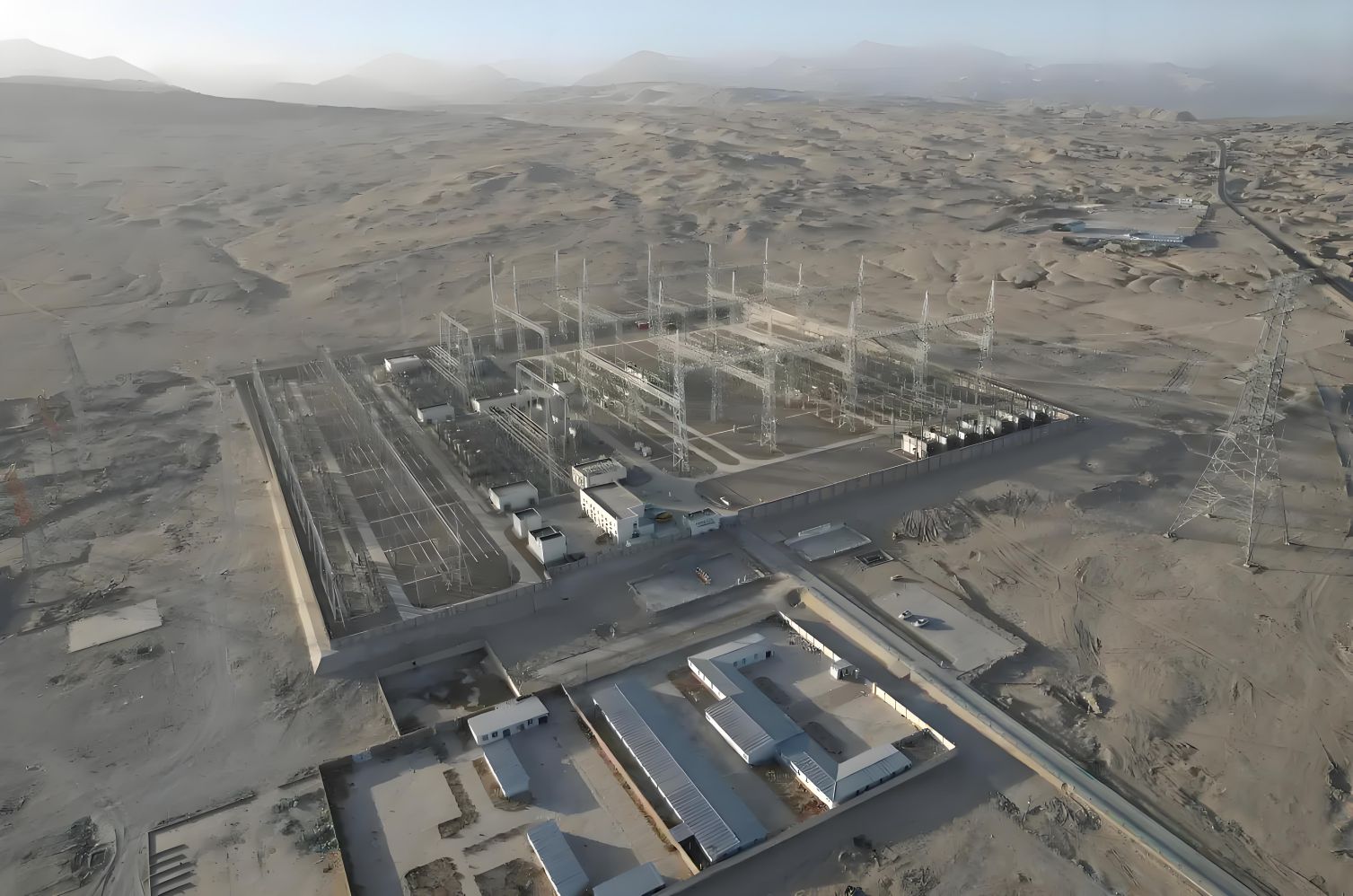 新疆若羌750千伏變電站